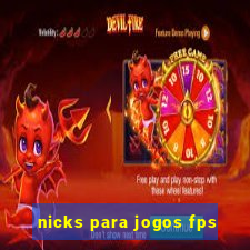 nicks para jogos fps